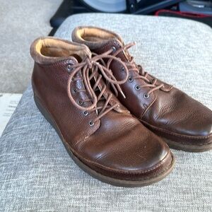 Born Nigel Lace-Up Boots, Brown Leather,